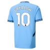 Manchester City Grealish 10 Hjemme 2024-25 - Barn Draktsett